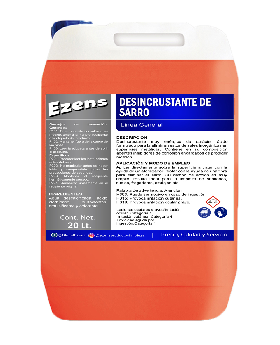 Desincrustante de Sarro
